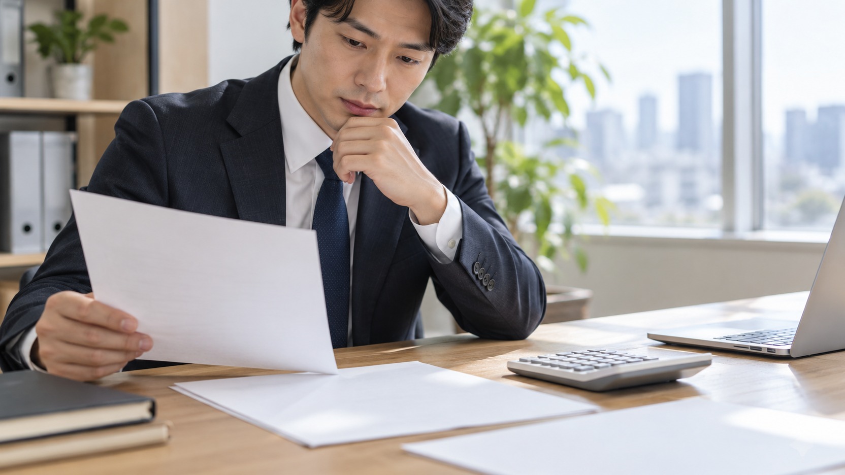 記事制作から改善までの費用を検討する担当者